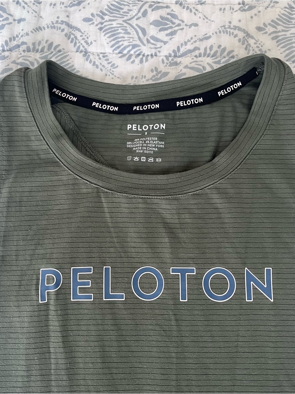Peloton Women’s Olive Green Logo Performance Tank top